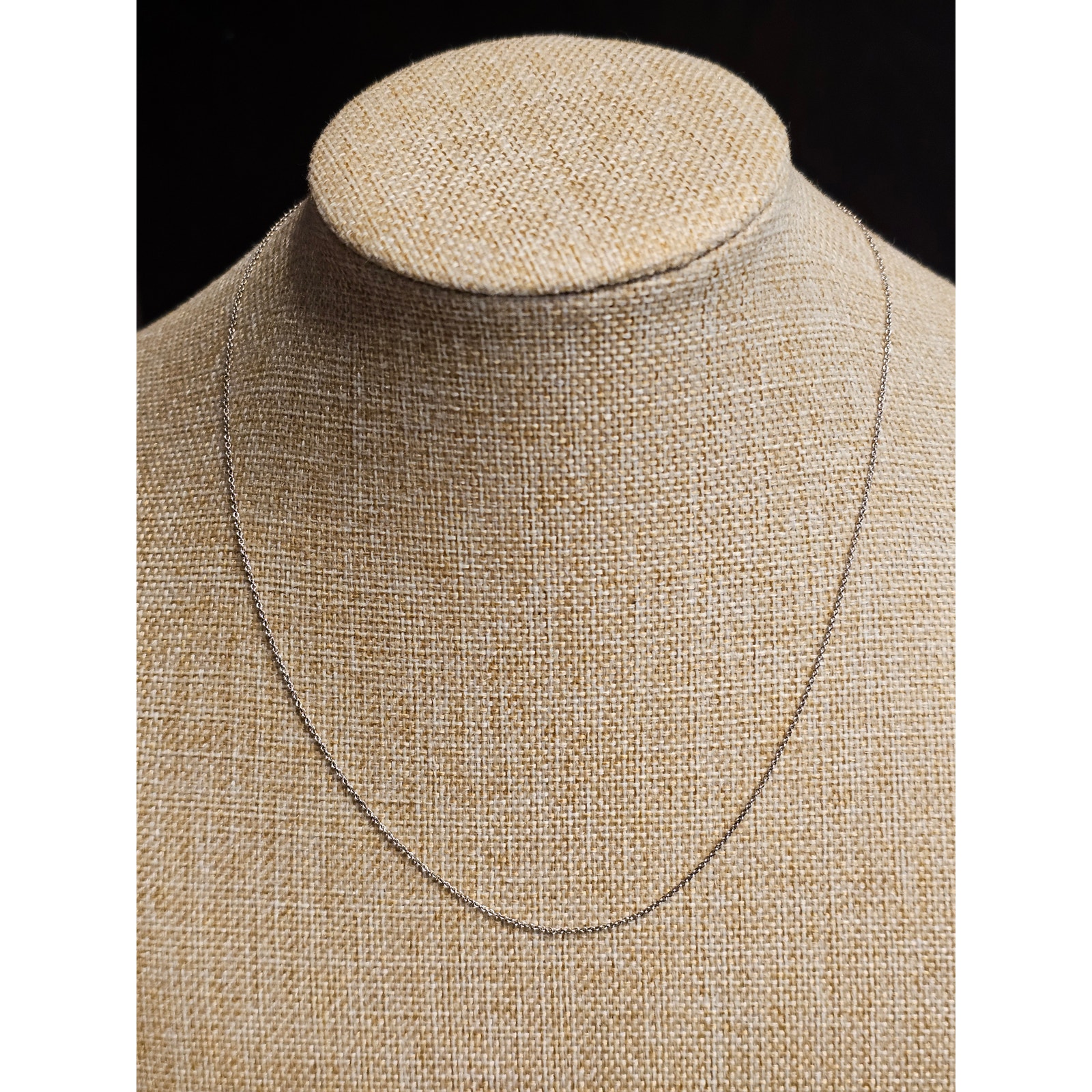 Vintage Sterling Silver 925 Cable Link Fine Chain Only 18 32$